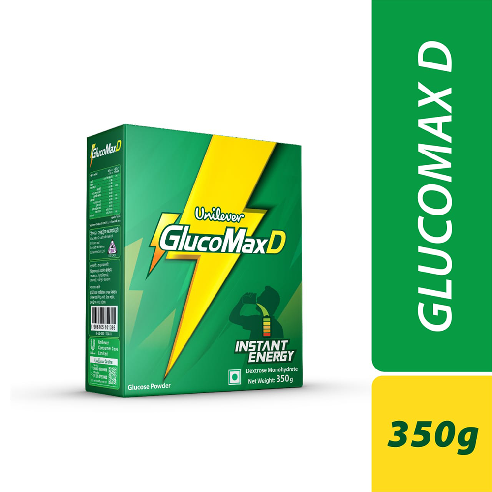 GlucoMax D Energy Drink Powder - 350g