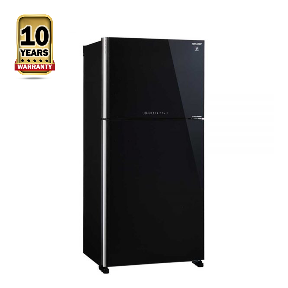 Sharp SJ-EX685-BK Inverter Refrigerator - 613 Liters - Black