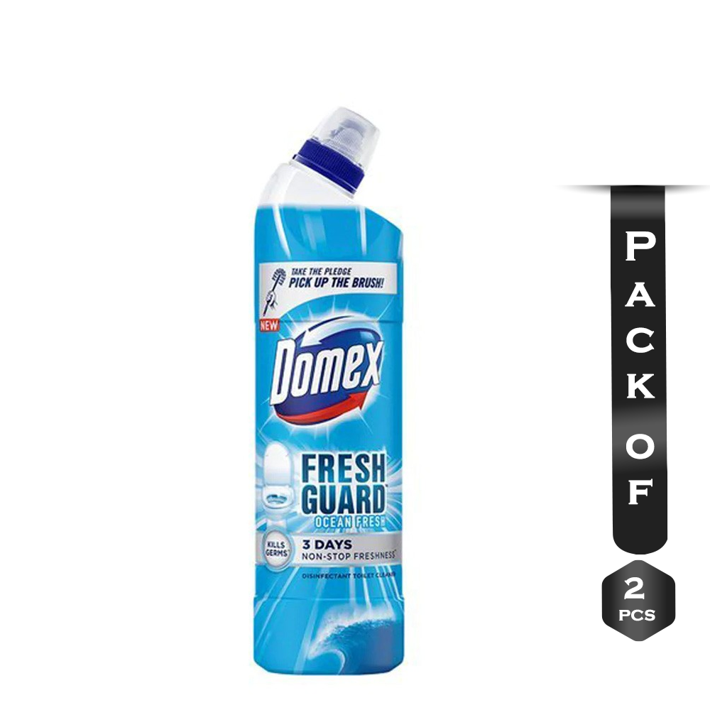 Pack Of 2Pcs Domex Ocean Fresh Toilet Cleaning Liquid - 750ml