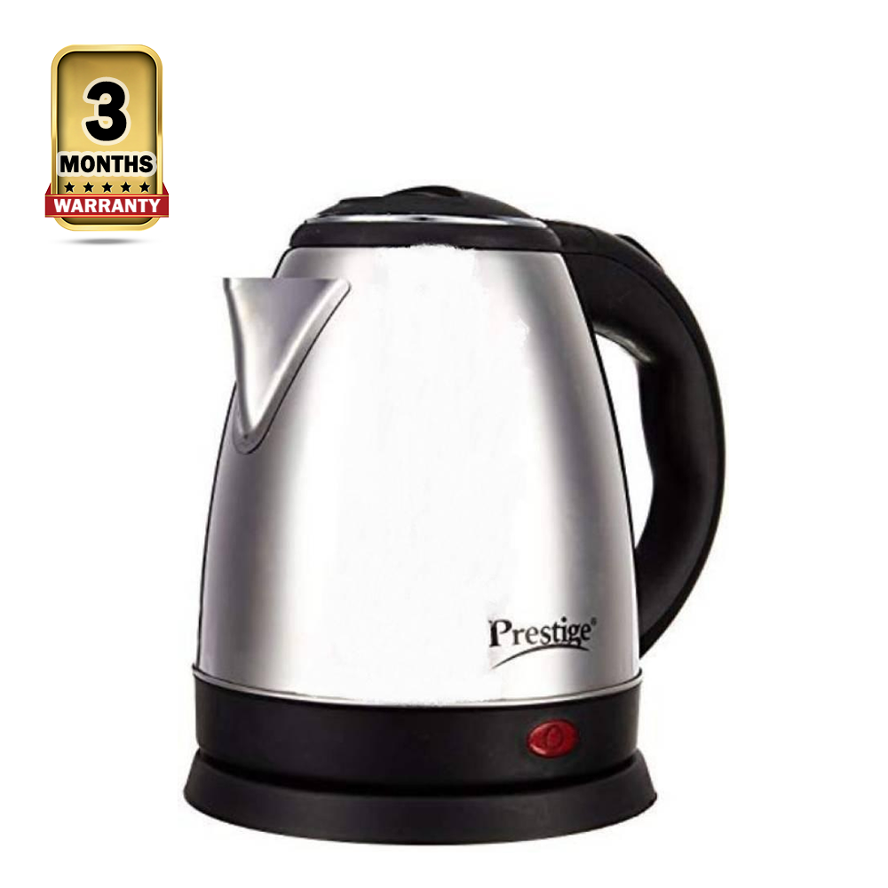 Prestige Electric Kettle - 1.8 Ltr - Silver and Black