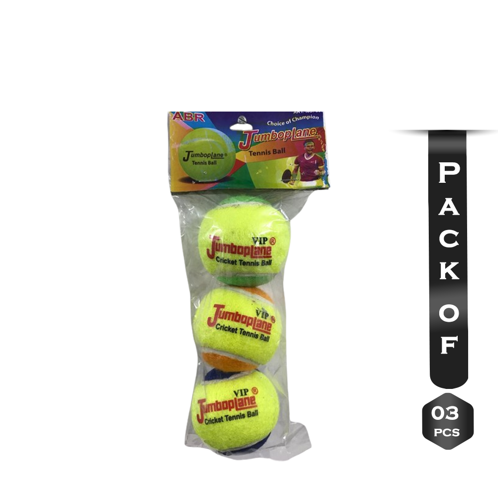 Pack of 3 Pcs Jumbo Plane Tennis Ball 