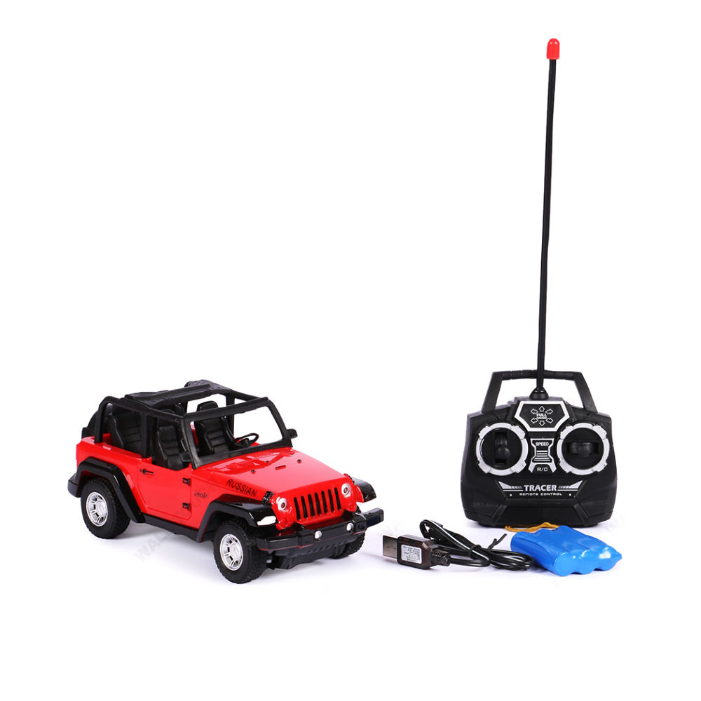 Remote Controlled (Rc) Rechargeable Wrangler Jeep Toy Car - 109834636