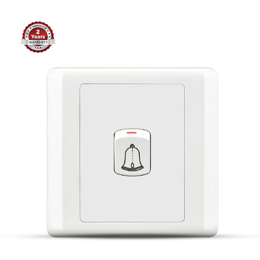 HEE Classic Bell Press Switch - White