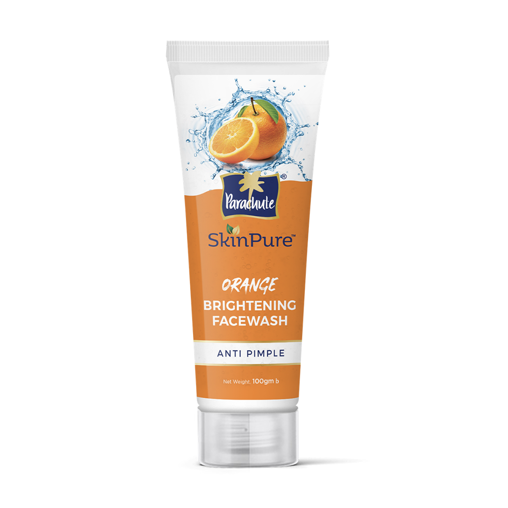 Parachute SkinPure Orange Brightening Anti Pimple Facewash - 100gm - EMB052