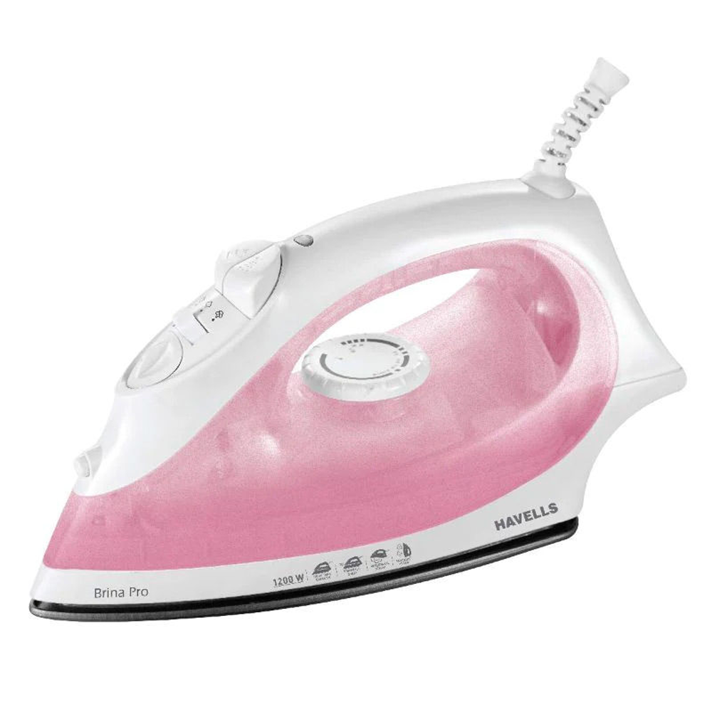 Havells Brina Pro - Steam Iron - 1200 Watt - Pink