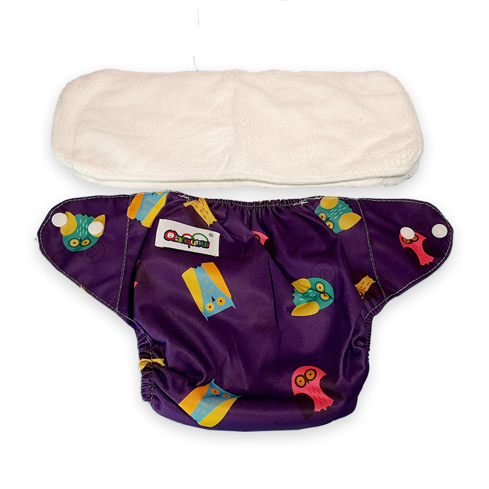 Washable Diaper For Baby - Multicolor