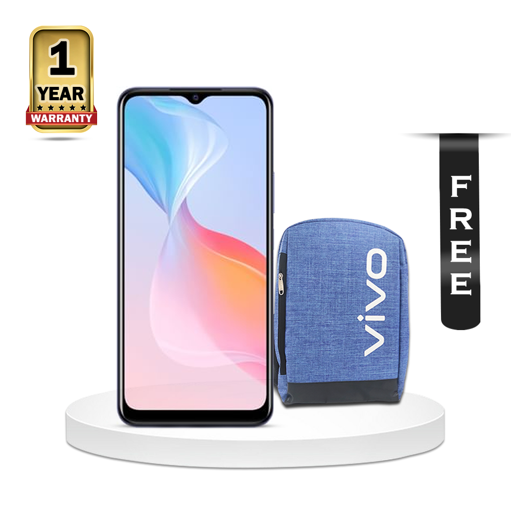 VIVO Y21T Smart Phone - 4GB RAM - 128GB ROM - 50MP - Pearl White with Vivo Backpack Free
