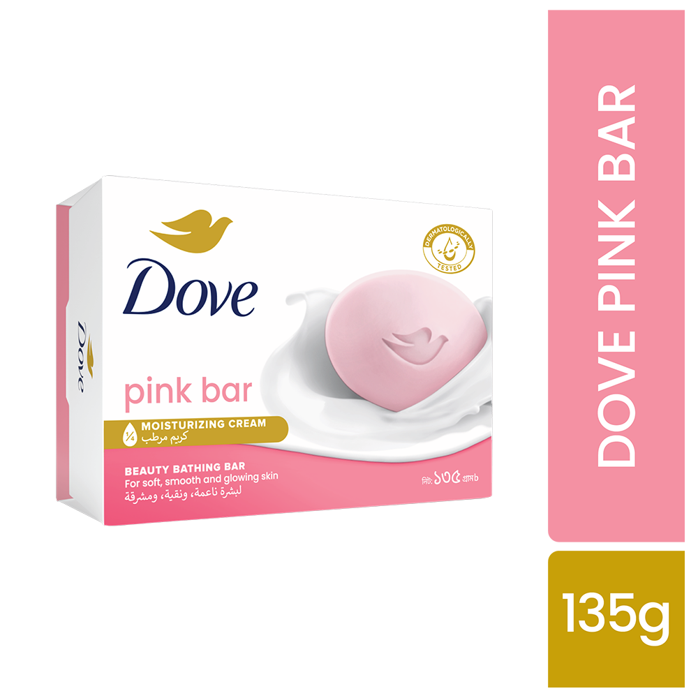 Dove Pink Beauty Bar Soap - 135gm