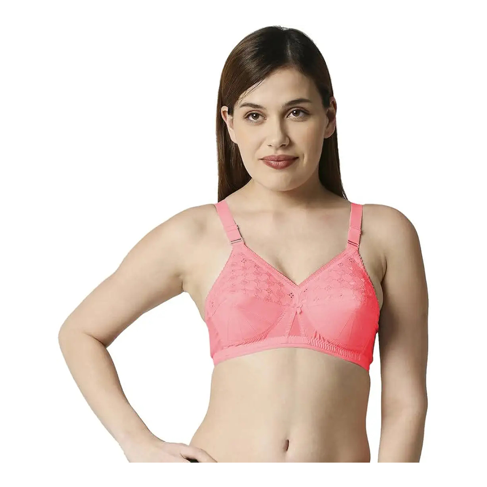 Juliet Nari Cotton Bra For Women - Pink