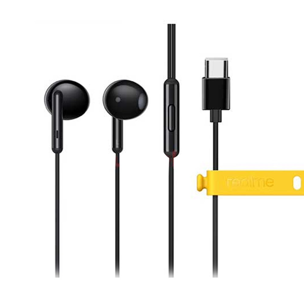 Realme Buds Classic Type C Semi-In-Ear Earphone - Black