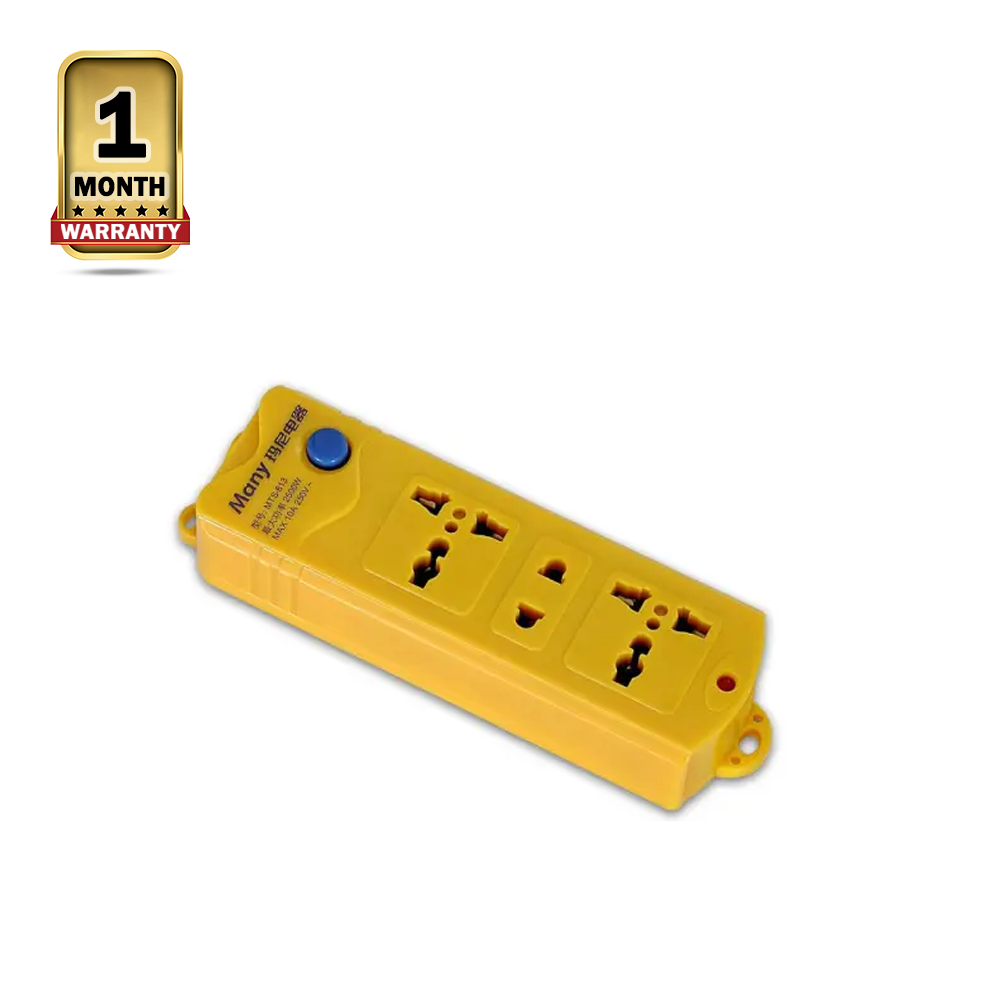 Many MTS-613 Customized Cable Heavy Duty 3 Port Multiplug - Golden