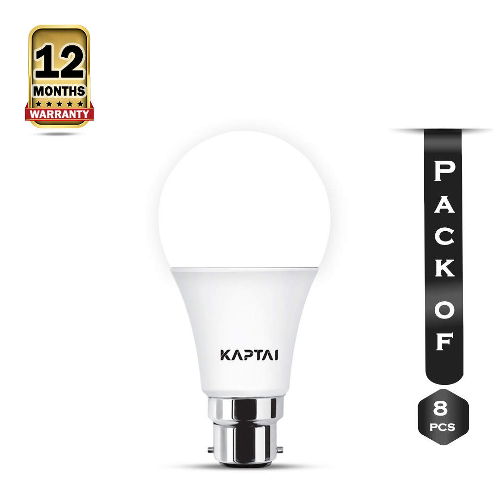 Pack Of 8 Pcs HEE Kaptai Pin Type LED Bulb - 15W - White