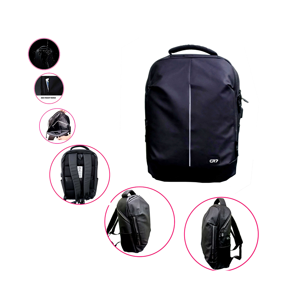 Dobby Nylon And Polyester WR Waterproof Bag 18 L - Black - MS BAG 48 