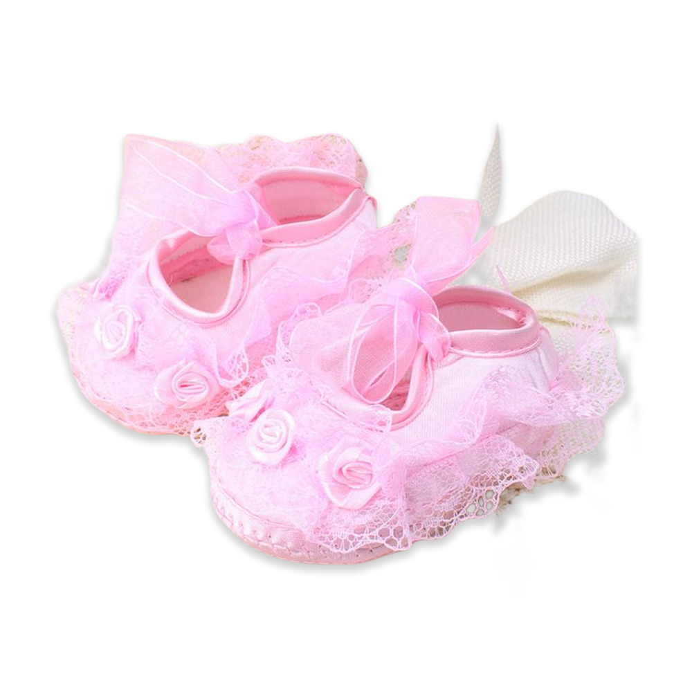 Baby Lace Shoe - Pink