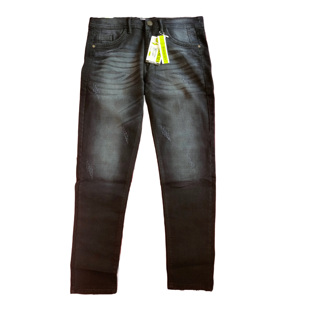 Denim Jeans Pant For Men - Black - JD-01