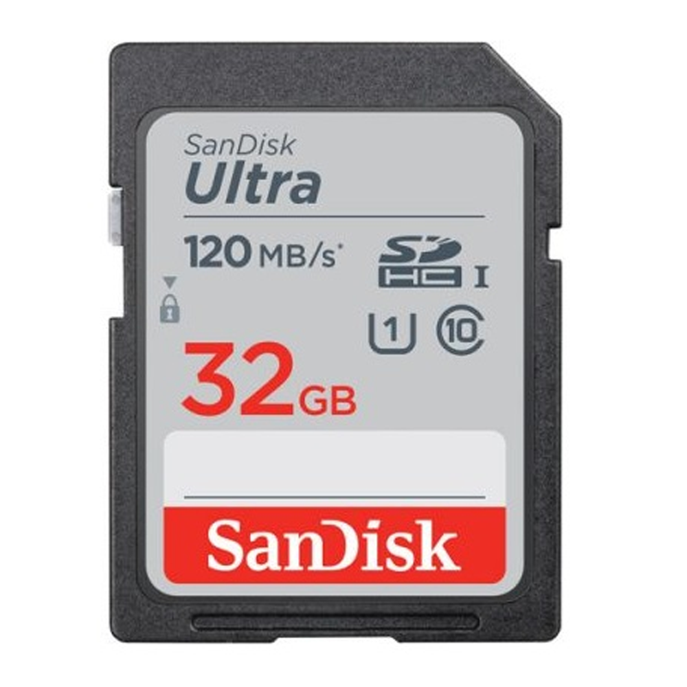 SanDisk Ultra UHS-I SDXC Full HD Video Class 10 Professional Memory Card - 32GB - Black