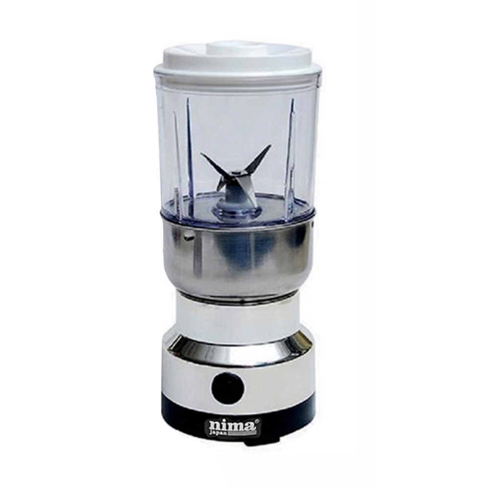 Nima 2 in 1 Electric Grinder And Juicer 150W 500ml Silver