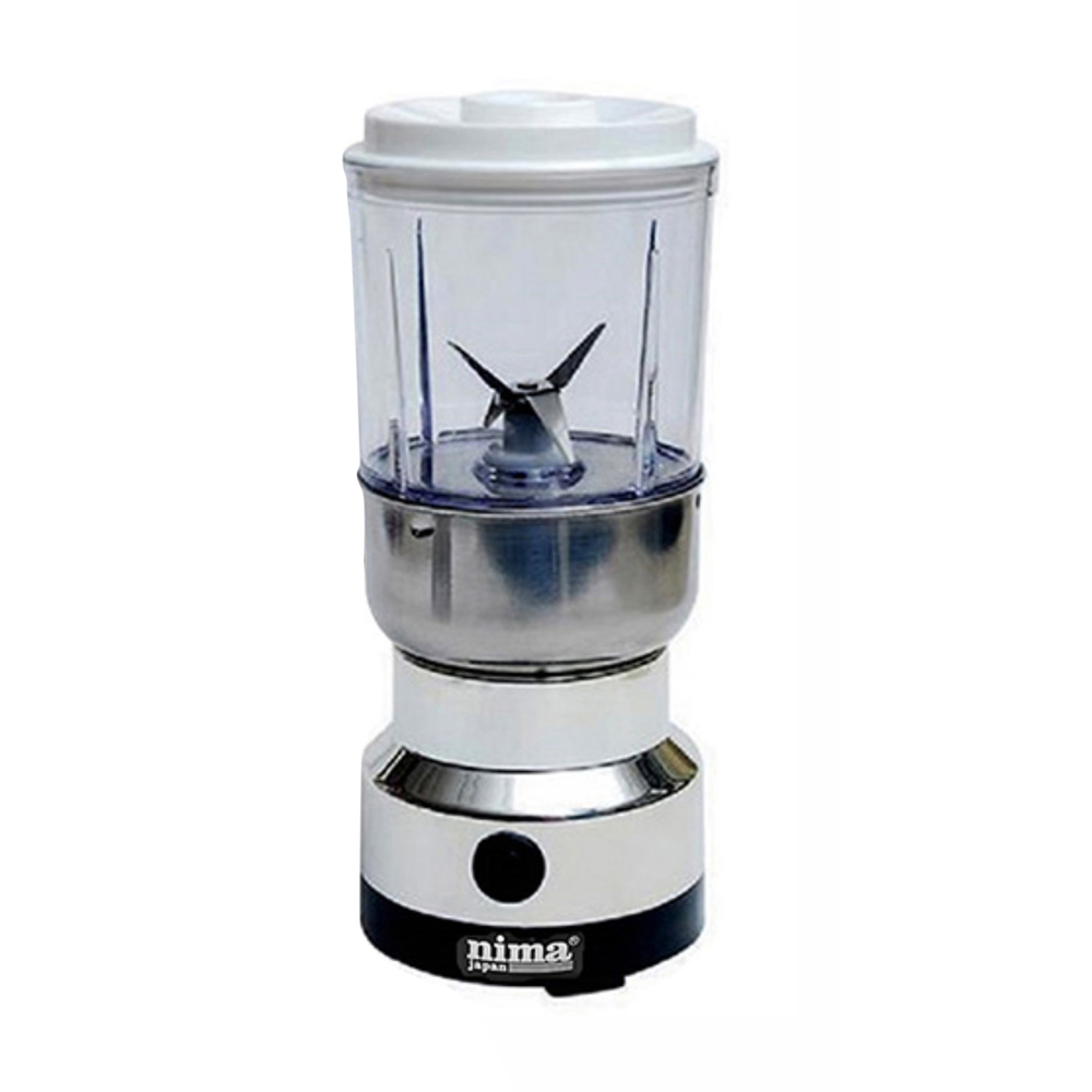 Nima 2 in 1 Electric Grinder And Juicer - 150W - 500ml - Silver