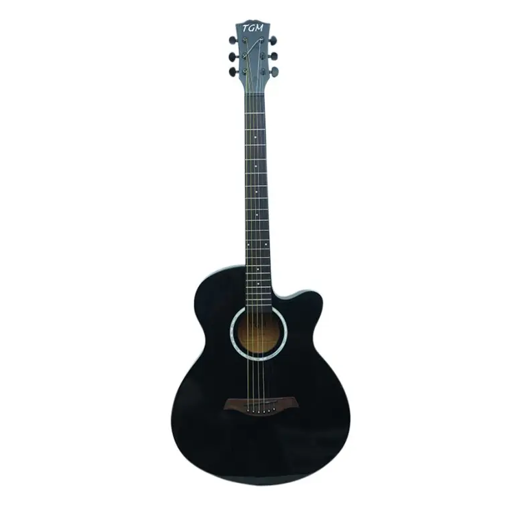 TGM TG-2022C Acoustic Guitar - Black