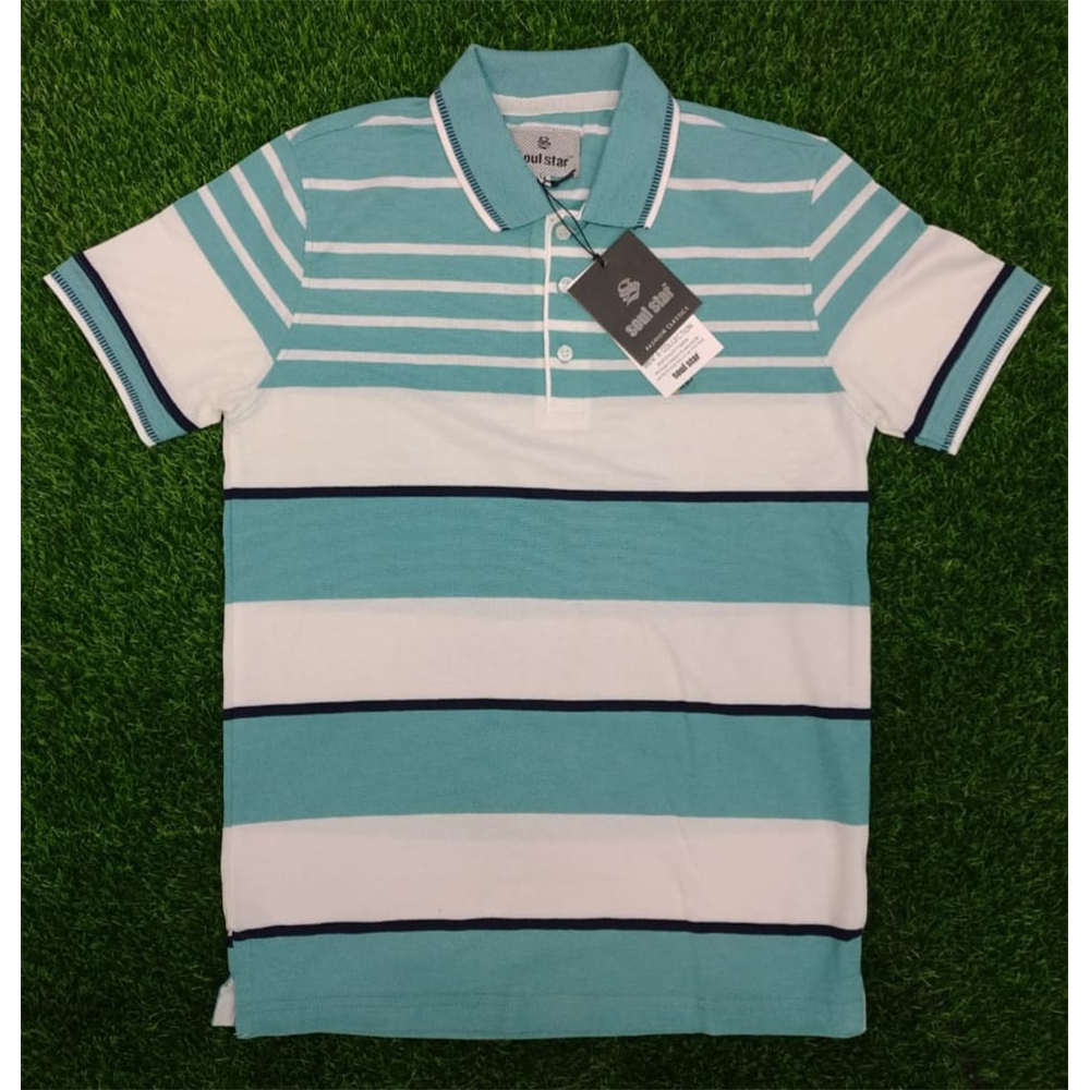 Cotton Polo T-Shirt For Men - Multicolor