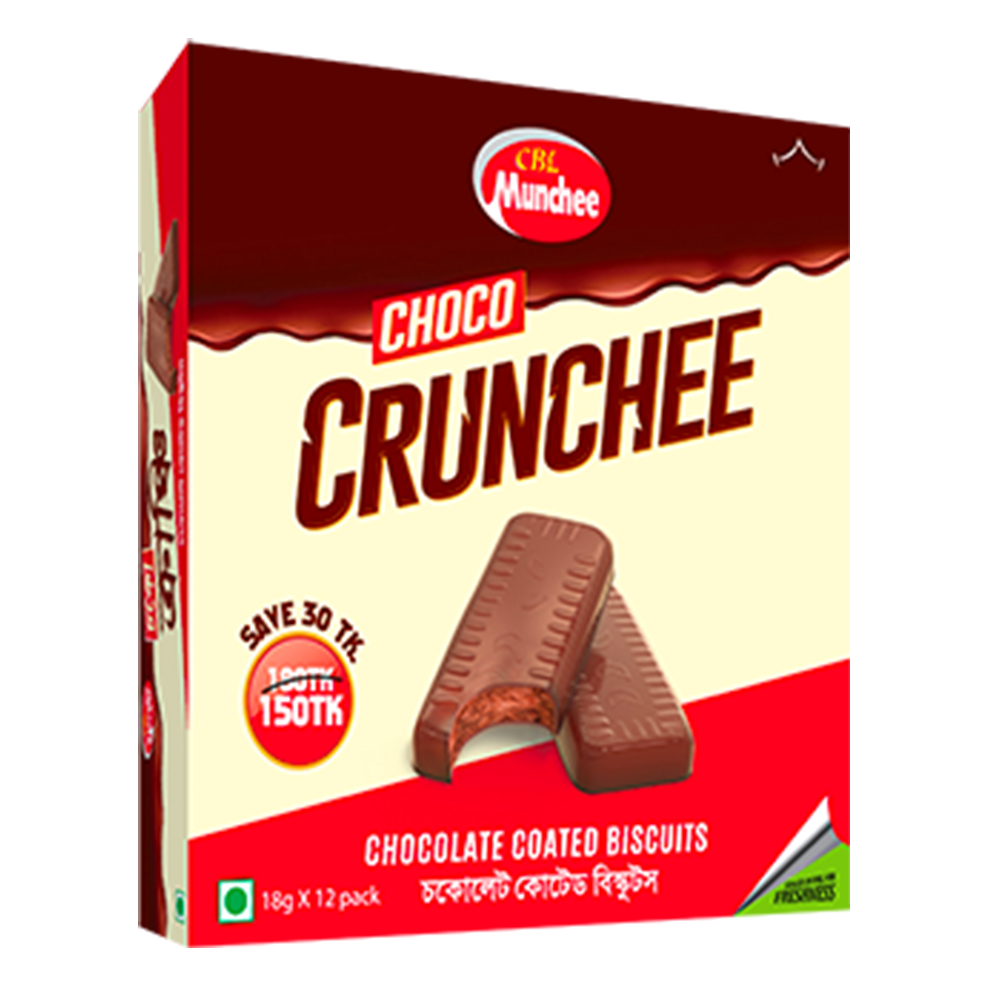 CBL Munchee Choco Crunchee BB - 216gm