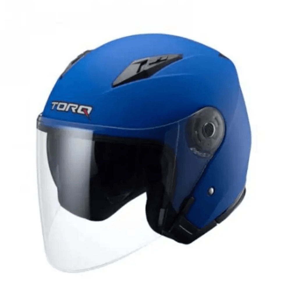 TORQ Half Face Bike Helmet - Blue 