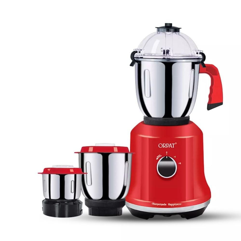 Orpat Mixer Grinder & Blender - 1200 Watt - Red