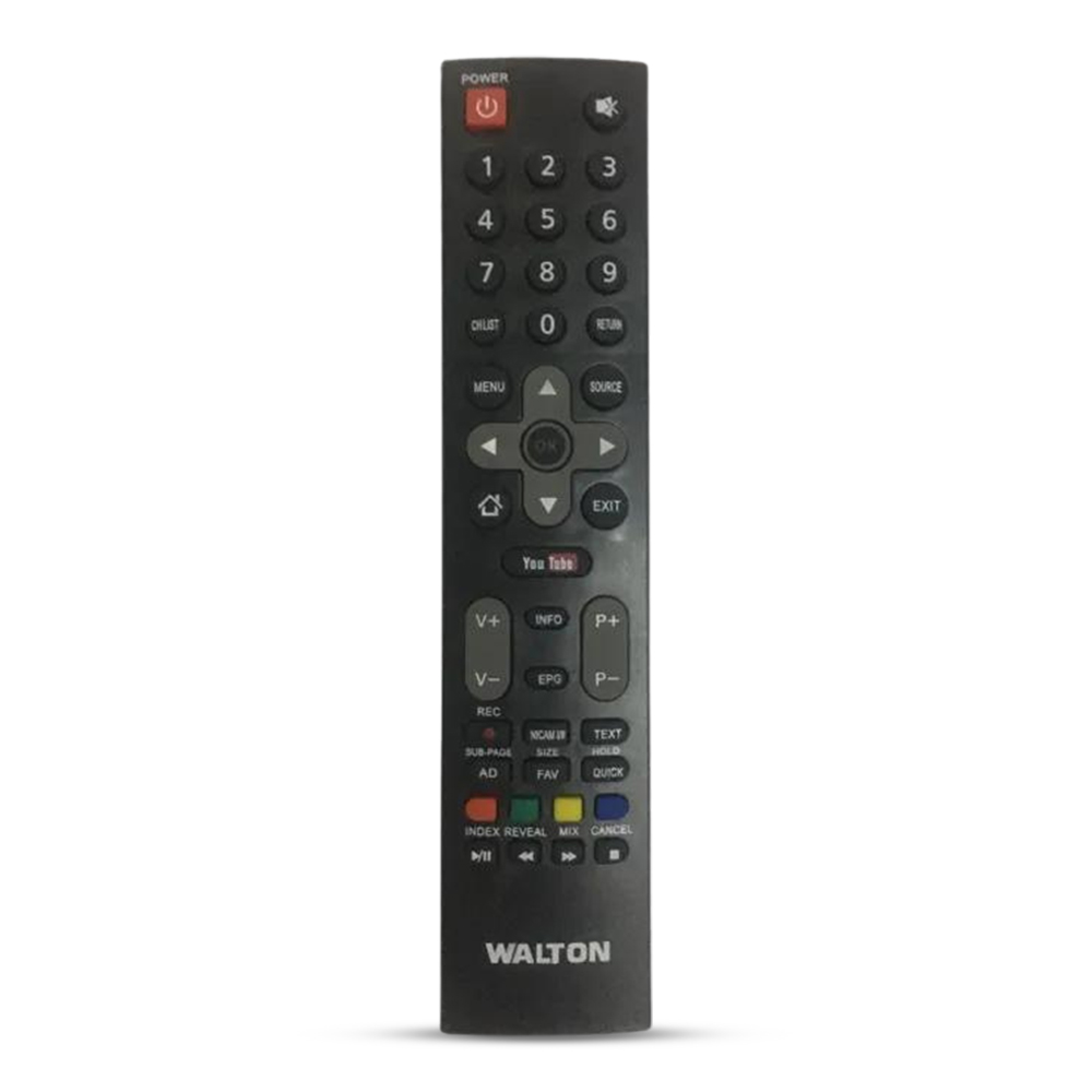 Walton Smart TV Remote Black