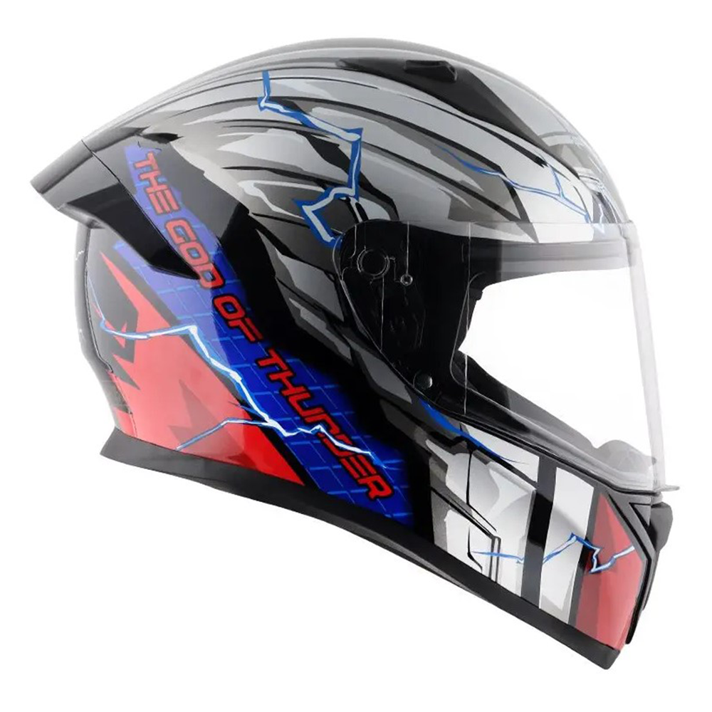 Vega Bolt Marvel Thor Edition Full Face Helmet - Red and Black