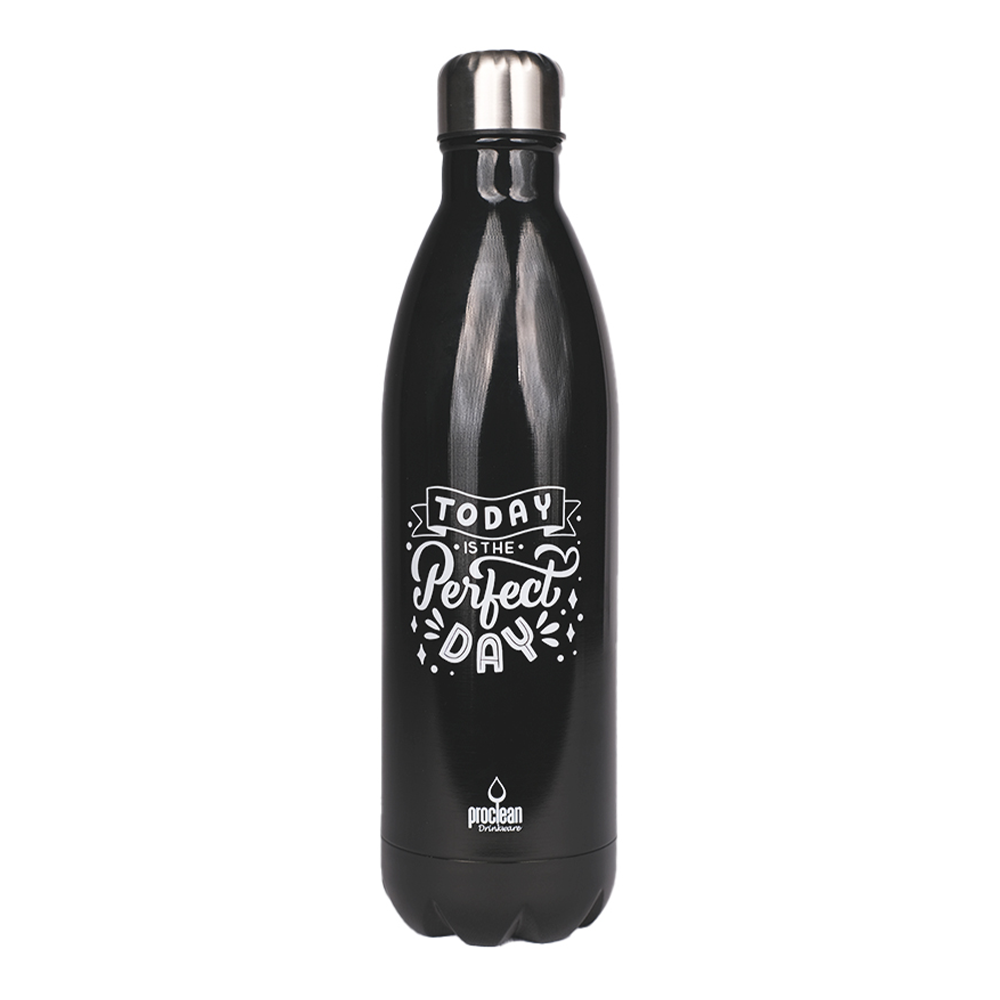 Proclean Sunshine SS Thermos Water Bottle 1000ml Black WB1671