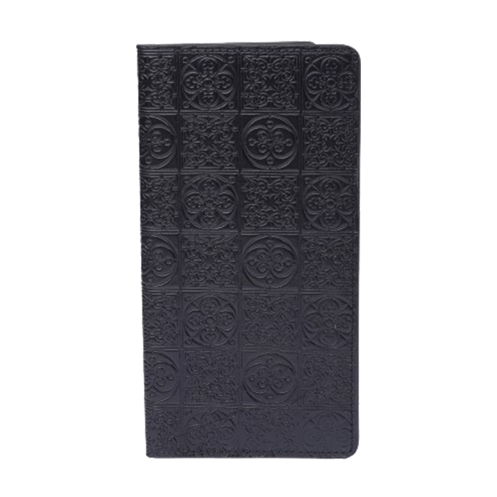 Rnw Leather Long Wallet For men- Black Dice