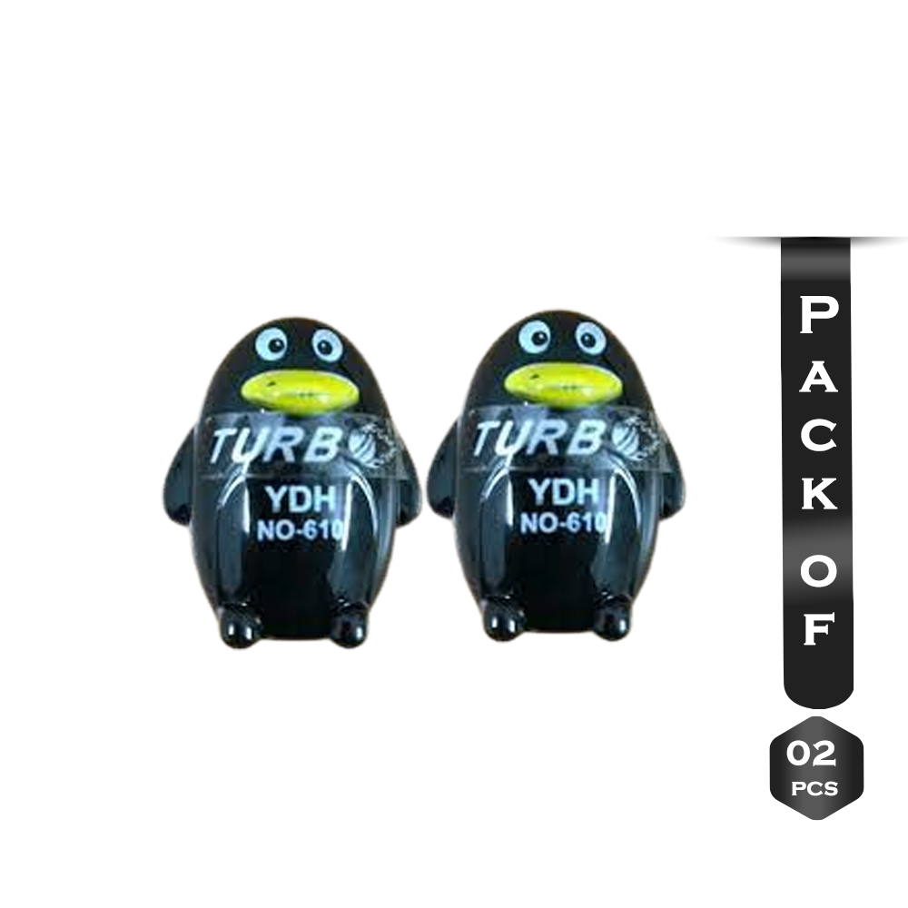 Pack of 2 Pcs TURBO Penguin Pencil Sharpener 