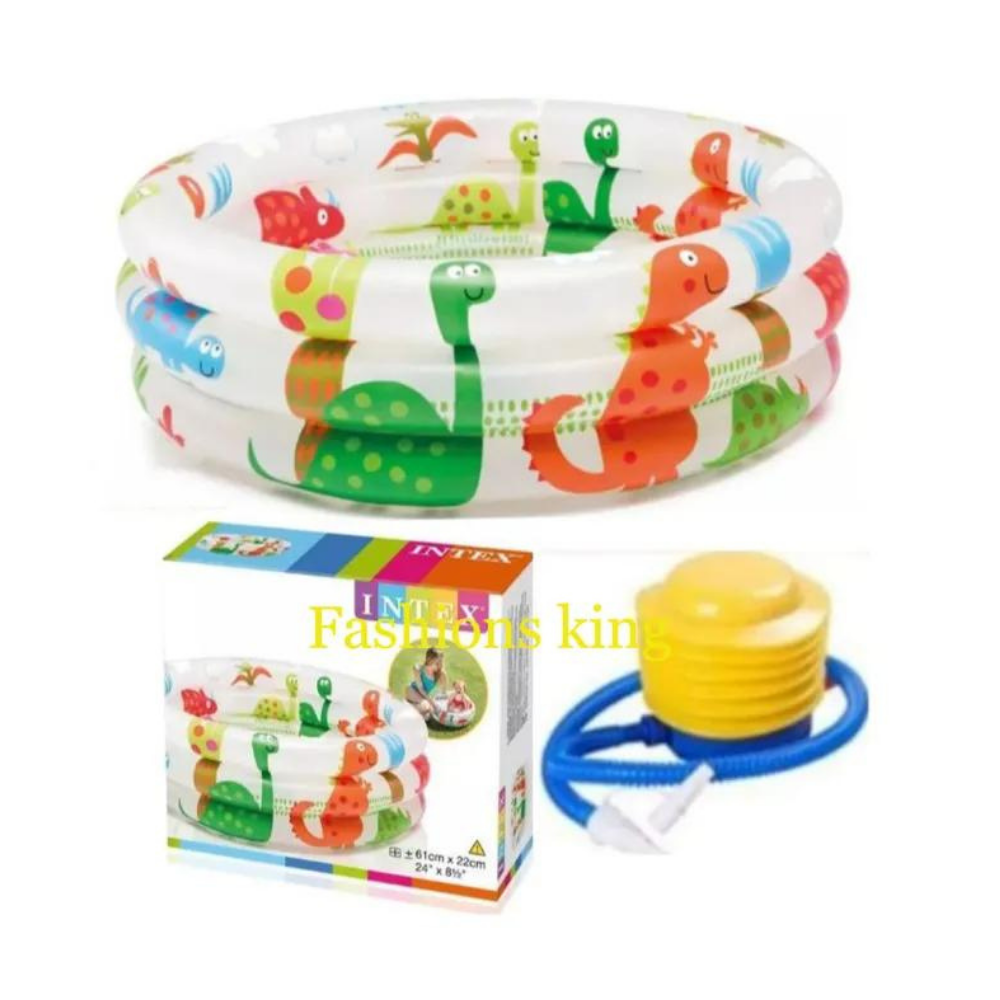 Baby Bath Tub With Pumper - Multicolor