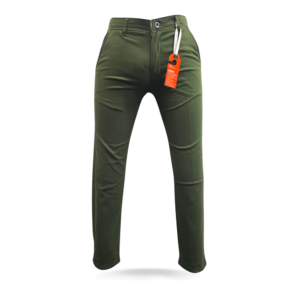 Cotton Twill Pant for Men - Twill-4001 - Olive