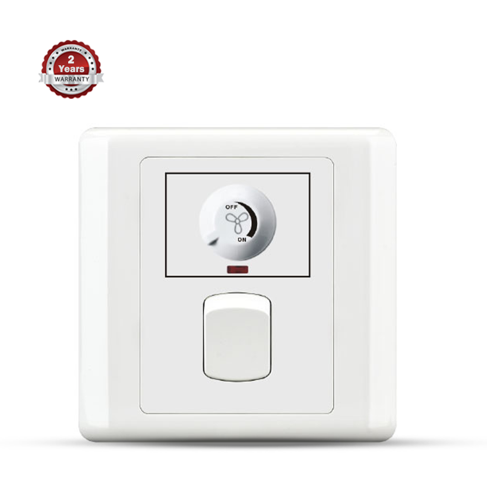 HEE Classic Fan Controller With Switch - White