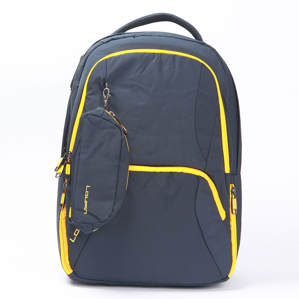 Loupin Nylon Backpack - Navy Blue - 699