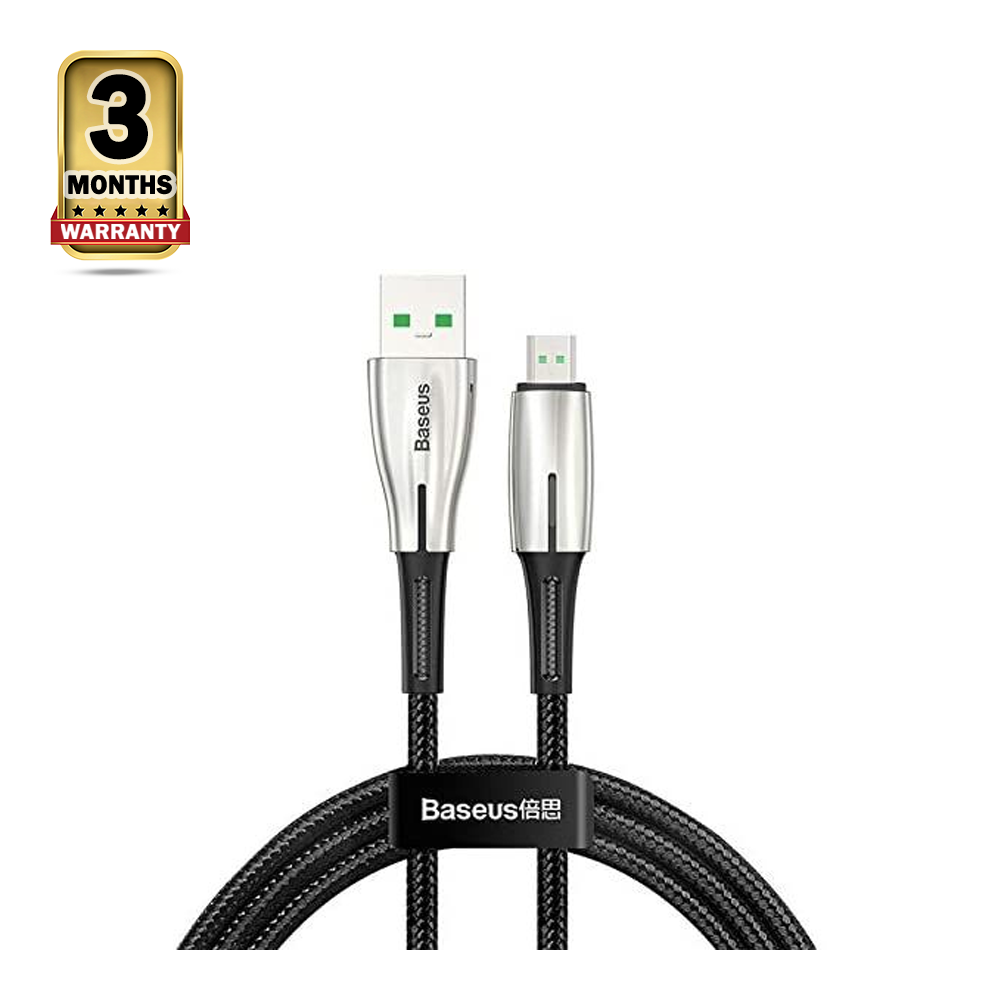 Baseus Camrd-C01 Waterdrop Cable USB For Micro 4A USB Cable - Black