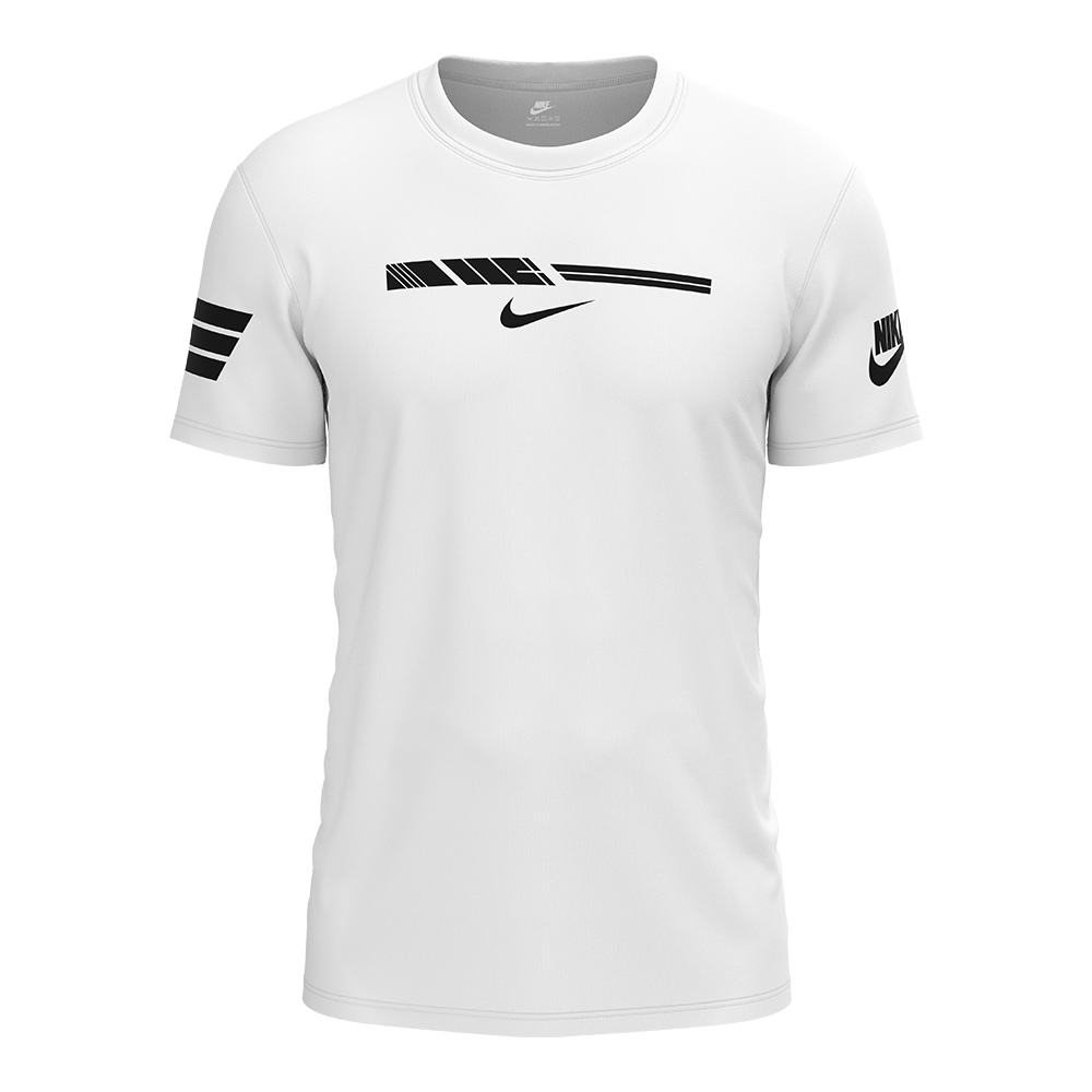 Nexf Mesh Half Sleeve Jersey T-Shirt for Men - White - NEXF018