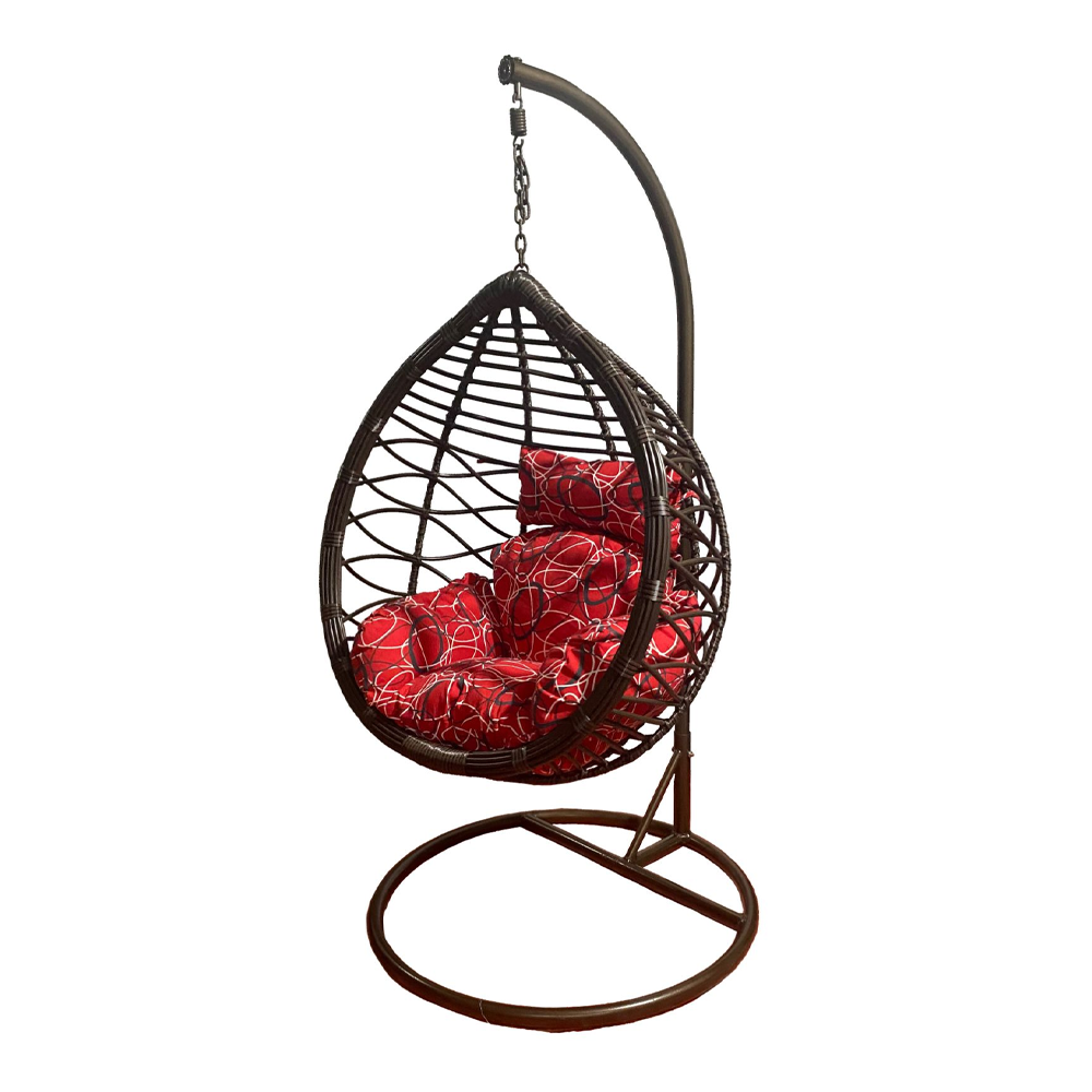 Iron Power Coated Fibre Wrapped Swing Chair