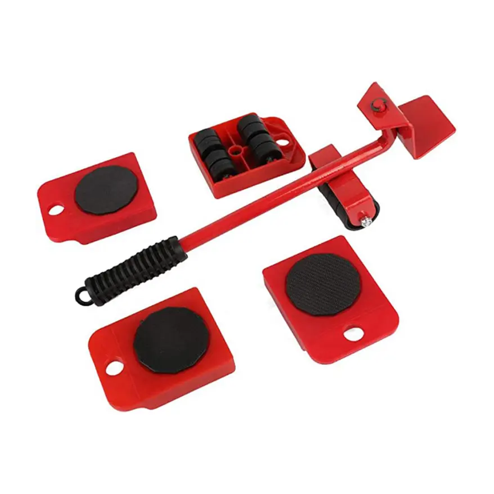 Furniture Lifter Easy Moving Sliders Mover Tool Set - Red