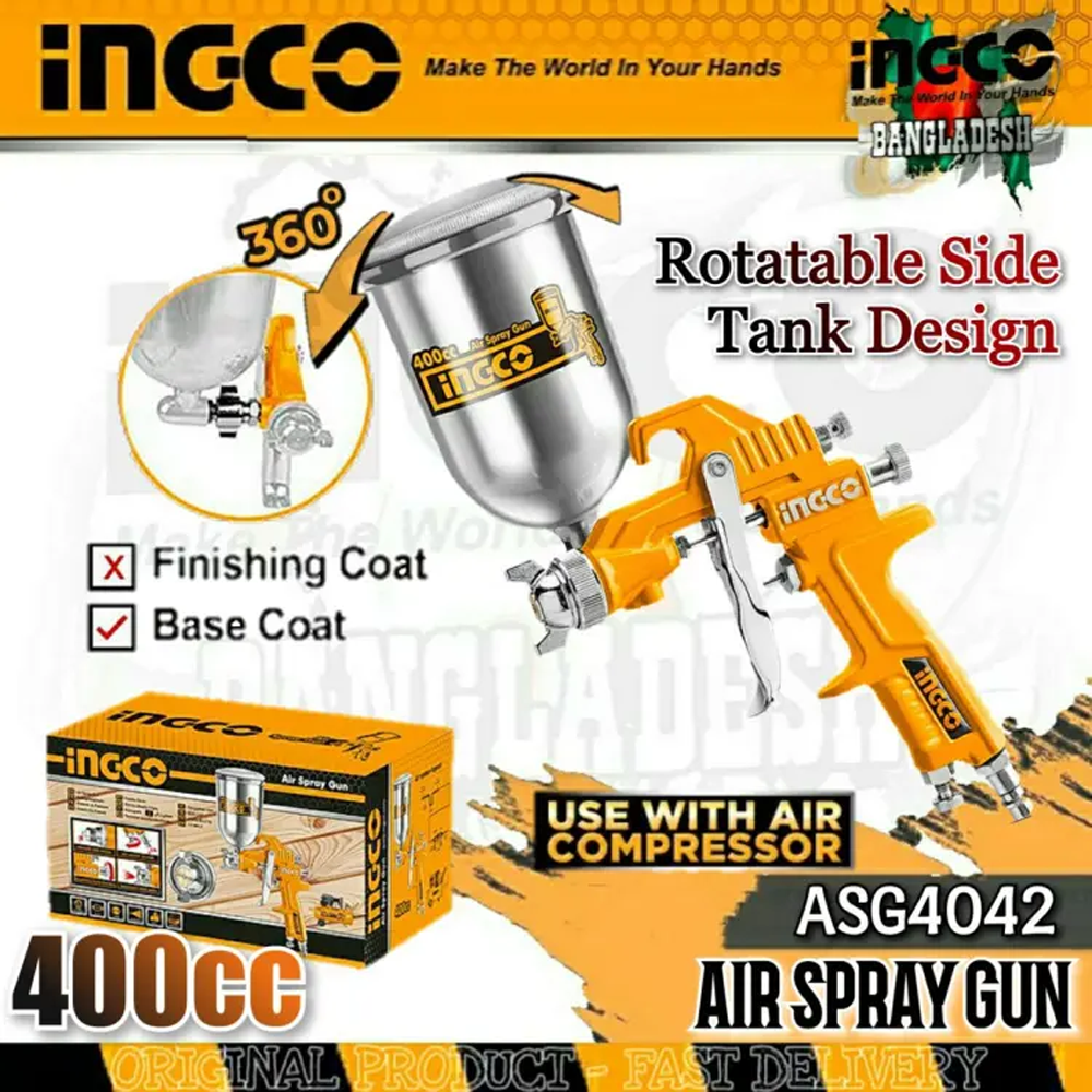 Ingco Spray Gun - 400CC