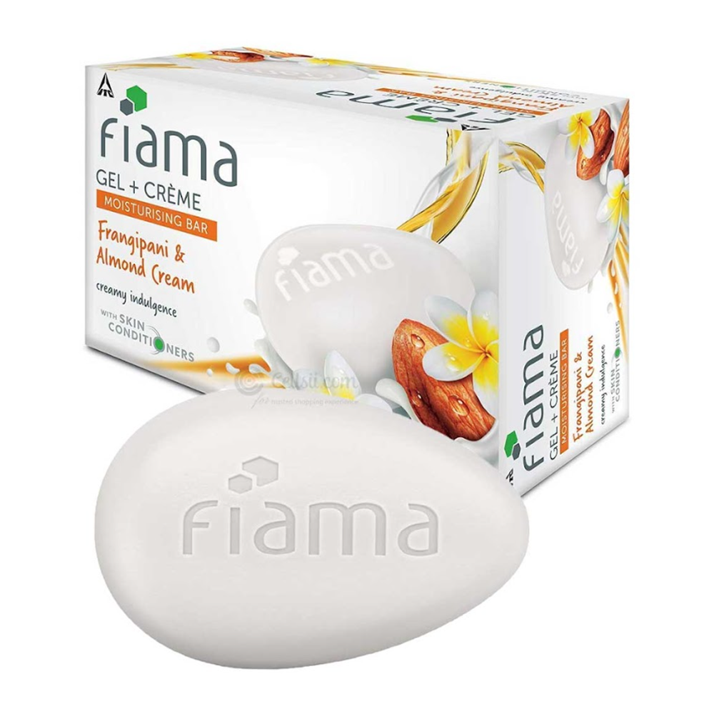 Fiama Frangipani & Almond Cream Gel Bar - 125gm