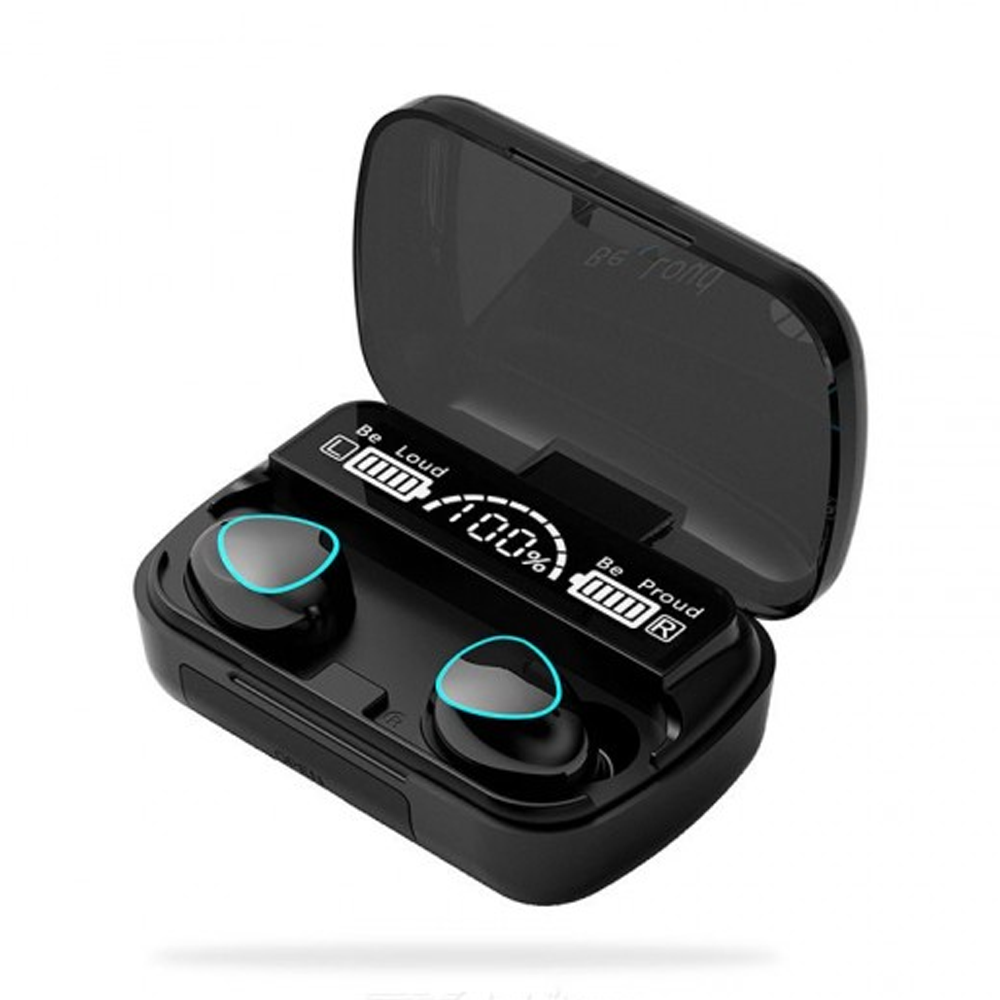 TWS M10 Wireless Earbuds Authentic - Black