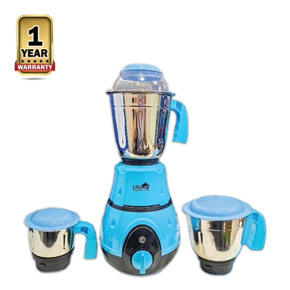 Lifeup Power Mix Stainless Steel Mixer Grinder 750W Blue