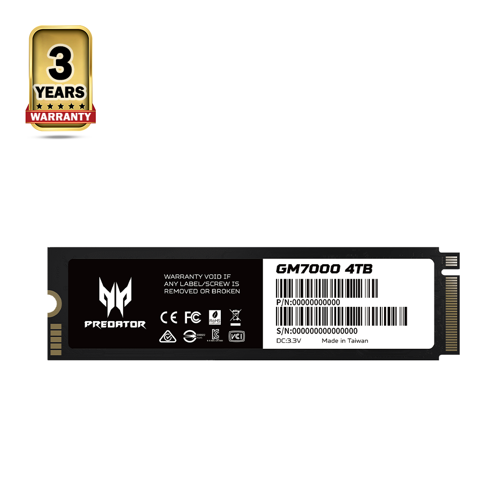 Predator GM7000 PCIe4.0 M.2 SSD - 512GB - AT-Pre-M-0001