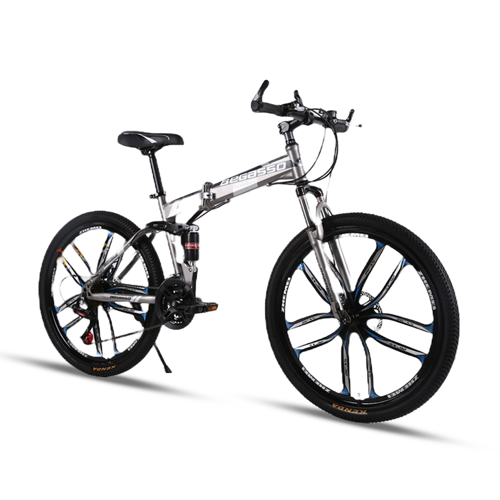 Begasso 26" Inch 10 knives Folding Bicycle - Ash