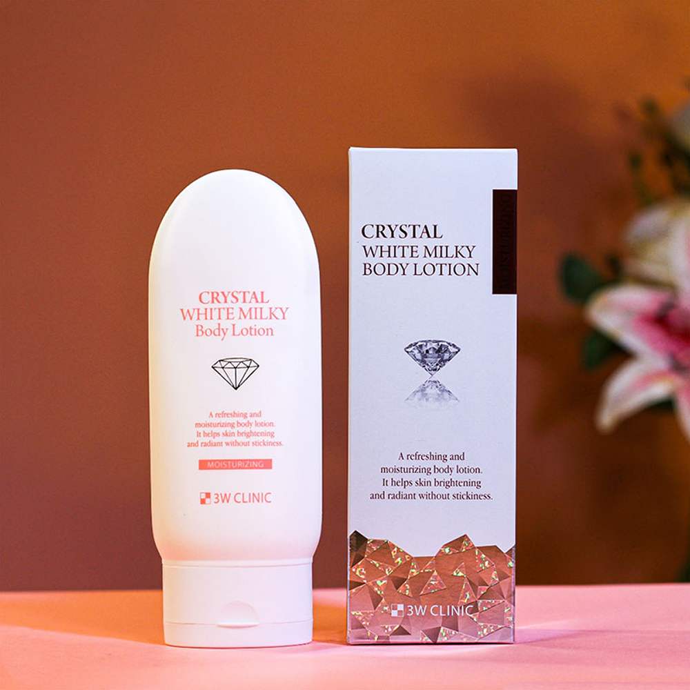 3w Clinic Crystal White Milky Body Lotion - 150gm