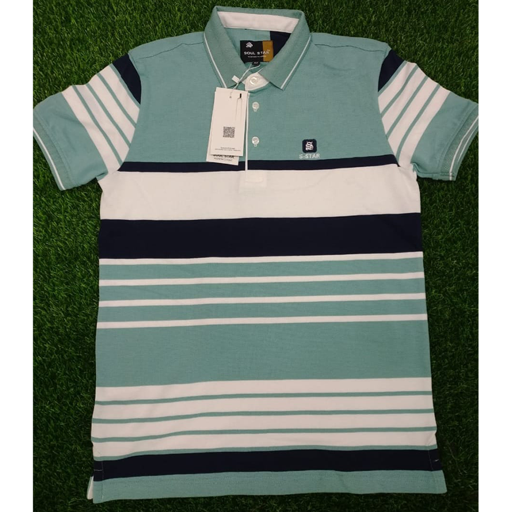 Cotton Polo T-Shirt For Men - Multicolor