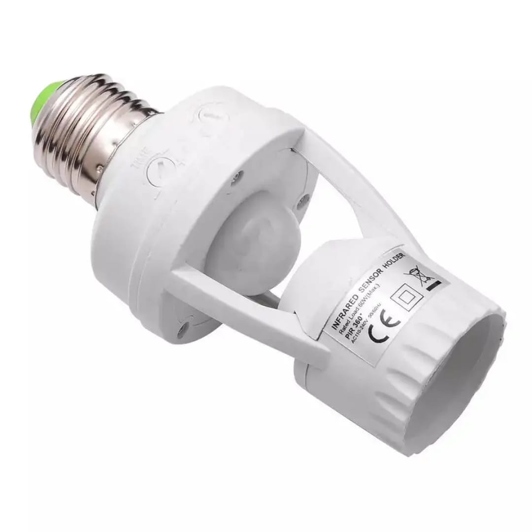 Induction Infrared Motion Sensor Lamp Holder