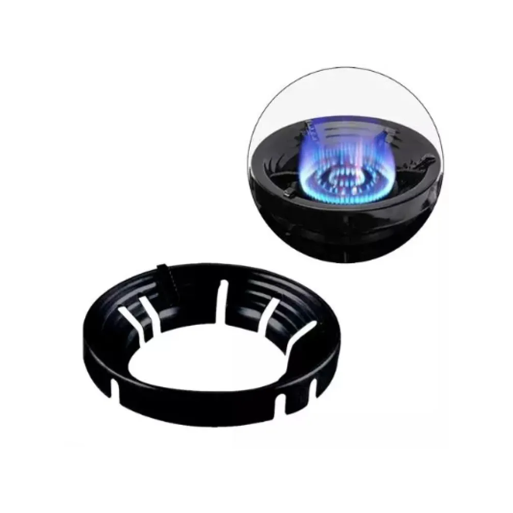 Windproof Energy Saving Gas Stove Stand Black
